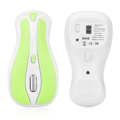PR-01 1600 DPI 7 Keys Flying Squirrel Wireless Mouse 2.4G Gyroscope Game Mouse(White Green) by buy2fix