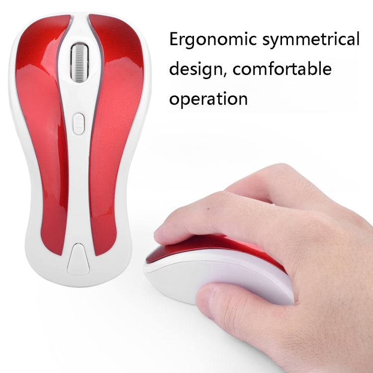 PR-01 1600 DPI 7 Keys Flying Squirrel Wireless Mouse 2.4G Gyroscope Game Mouse(White Blue) by buy2fix