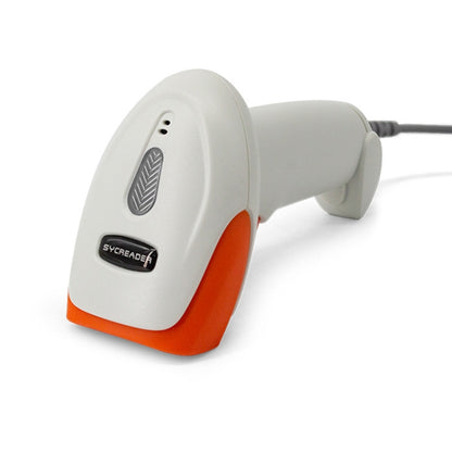 SYCREADER Supermarket Laser Barcode Scanner, Model: One-dimensional Wired (Orange) by buy2fix