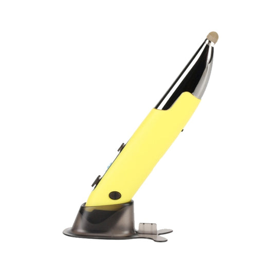 PR-A19 2.4GHz Wireless Charging Bluetooth Mouse Pen Type Shining Quiet Mouse(Yellow) by buy2fix