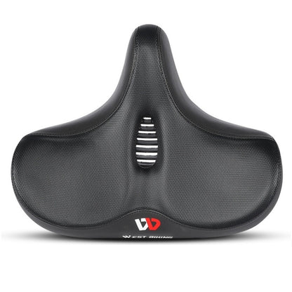 WEST BIKING Bicycle Riding Big Butt Comfortable Saddle(Black Hollow Windshield) by WEST BIKING