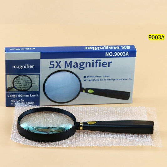 Children Science Education Elderly Reading Hand-Held Magnifying Glass, Specification: 90mm - Hand Held Style by buy2fix | Online Shopping UK | buy2fix