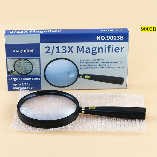 Children Science Education Elderly Reading Hand-Held Magnifying Glass, Specification: 110mm - Hand Held Style by buy2fix | Online Shopping UK | buy2fix