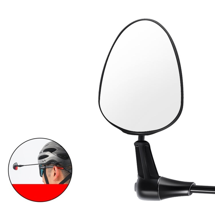 WEST BIKING Mountain Road Bike Helmet Mini Reflective Convex Rearview Mirror by buy2fix