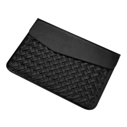 Hand-Woven Computer Bag Notebook Liner Bag, Applicable Model: 12 inch (A1534)(Black) by buy2fix