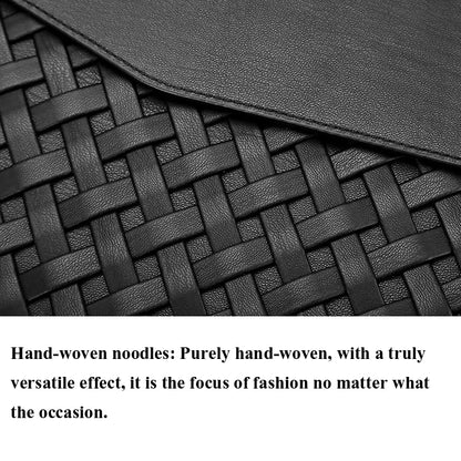 Hand-Woven Computer Bag Notebook Liner Bag, Applicable Model: 12 inch (A1534)(Silver) by buy2fix