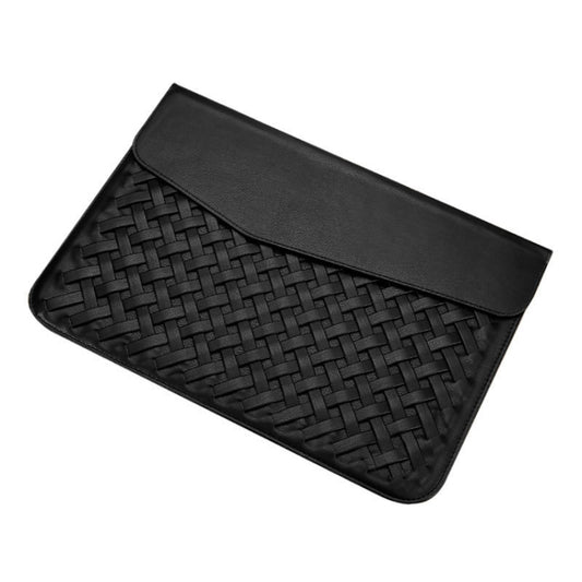 Hand-Woven Computer Bag Notebook Liner Bag, Applicable Model: 13 inch (A1466 / A1369 / A1502 / A1425 / A1466 / A1369 / A1502)(Black) by buy2fix