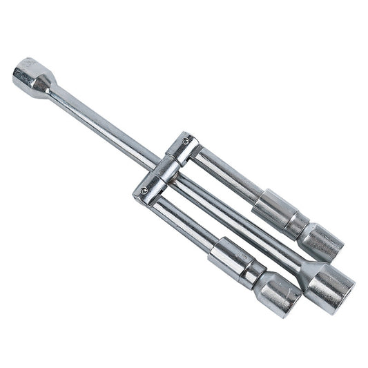 350mm Folding Cross Sleeve Car Tire Wrench, Specification: 17/19/21/23mm - Tire Repair & Installation Tools by buy2fix | Online Shopping UK | buy2fix