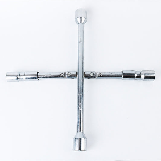 350mm Folding Cross Sleeve Car Tire Wrench, Specification: 17/19/21/23mm - Tire Repair & Installation Tools by buy2fix | Online Shopping UK | buy2fix