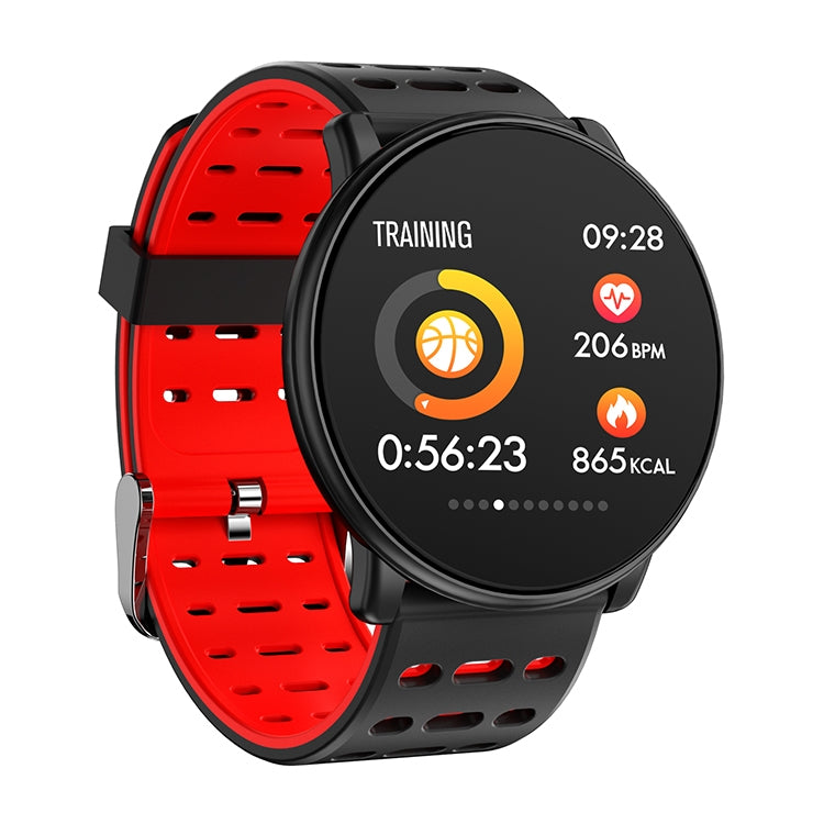 Q88 Smart Watch IP68 Waterproof Men Sports Smartwatch Android Bluetooth Watch Support Heart Rate / Call Reminder / Pedometer / Sleep Monitoring / Tracker(Black Red) - Smart Watches by buy2fix | Online Shopping UK | buy2fix
