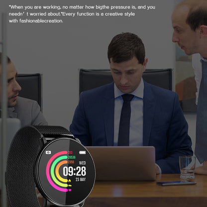 Q88 Smart Watch IP68 Waterproof Men Sports Smartwatch Android Bluetooth Watch Support Heart Rate / Call Reminder / Pedometer / Sleep Monitoring / Tracker(Black Red) - Smart Watches by buy2fix | Online Shopping UK | buy2fix