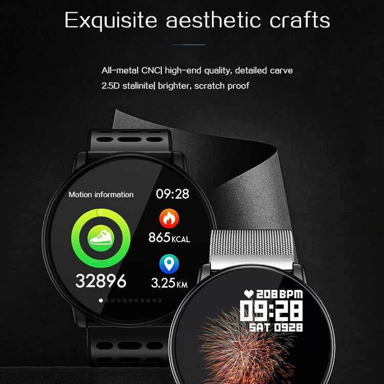 Q88 Smart Watch IP68 Waterproof Men Sports Smartwatch Android Bluetooth Watch Support Heart Rate / Call Reminder / Pedometer / Sleep Monitoring / Tracker(Black Red) - Smart Watches by buy2fix | Online Shopping UK | buy2fix