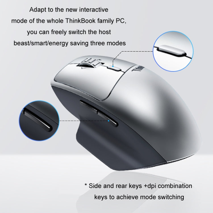 Lenovo ThinkBook Bluetooth Wireless Dual Mode Interactive Design Mouse(Creator) by Lenovo