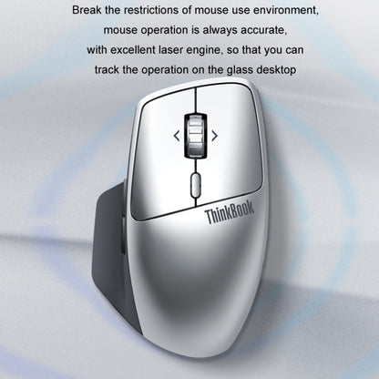 Lenovo ThinkBook Bluetooth Wireless Dual Mode Interactive Design Mouse(Creator) by Lenovo