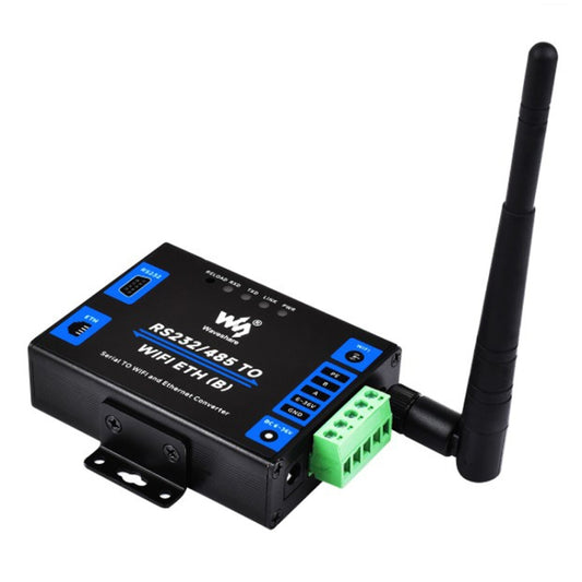 Waveshare Industrial Grade Serial Server RS232/485 to WiFi / Ethernet RJ45 Network Port - Other Accessories by Waveshare | Online Shopping UK | buy2fix