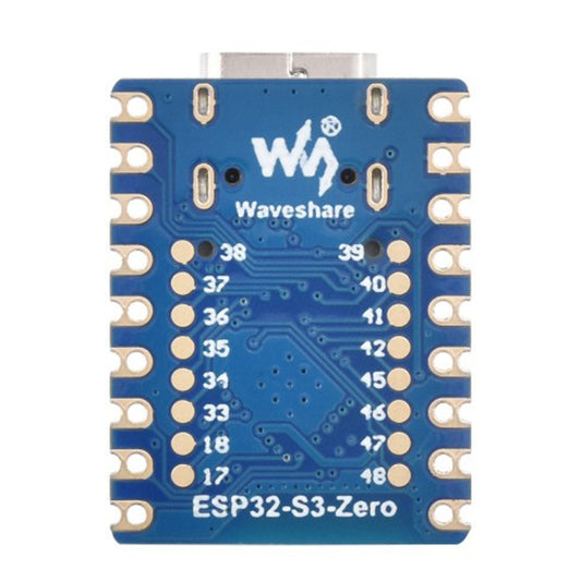 Waveshare ESP32-S3 Mini Development Board, Based On ESP32-S3FH4R2 Dual-Core Processor without Header by Waveshare