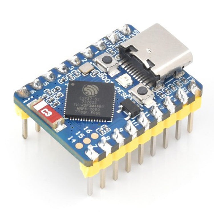 Waveshare ESP32-S3 Mini Development Board, Based On ESP32-S3FH4R2 Dual-Core Processor with Header - Boards & Shields by Waveshare | Online Shopping UK | buy2fix