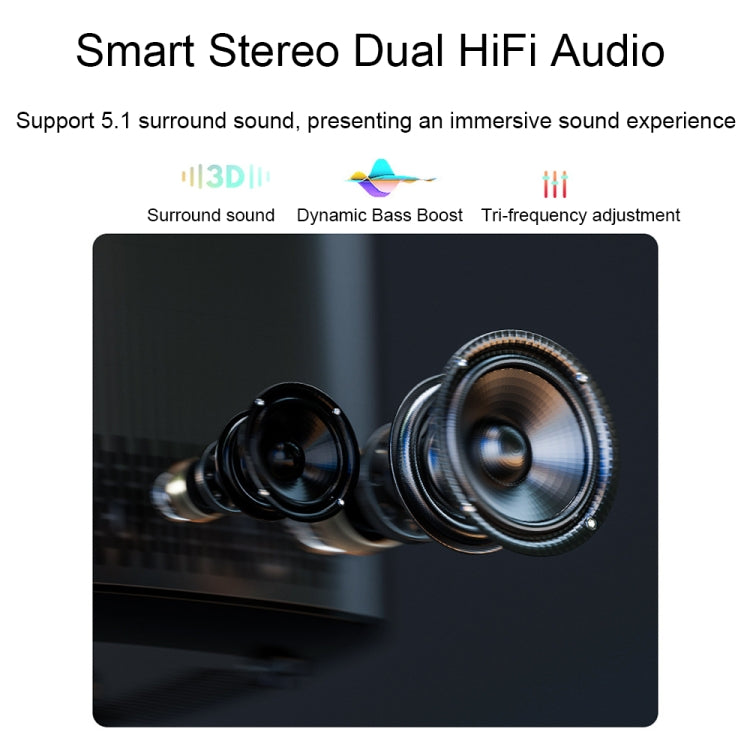 P3 Mini Home HD Projector Portable 1080P Dual-Band 5G WiFi Smart Voice Projector(US Plug) - Mini Projector by buy2fix | Online Shopping UK | buy2fix