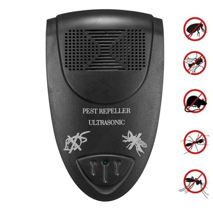 LI-3110 Ultrasonic Electronic Rat Repeller Household Smart Insect Repellent, Style: UK Plug(Black) - Repellents by buy2fix | Online Shopping UK | buy2fix