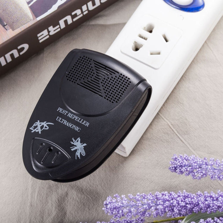 LI-3110 Ultrasonic Electronic Rat Repeller Household Smart Insect Repellent, Style: UK Plug(Black) - Repellents by buy2fix | Online Shopping UK | buy2fix