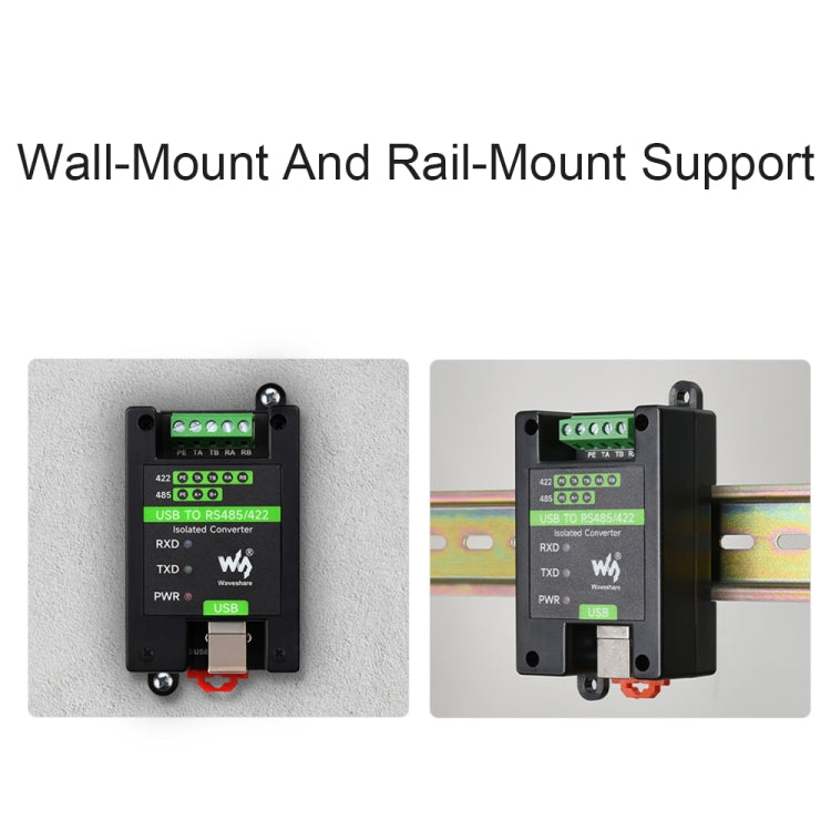 Waveshare 23949 USB To RS485/422 Isolated Converter, FT232RL And SP485EEN by Waveshare