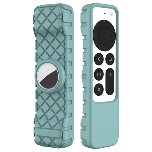 2 PCS Remote Control All-Inclusive Protective Cover, Applicable Model: For Apple TV 4K(Pine Green) - Remote Control Covers by buy2fix | Online Shopping UK | buy2fix