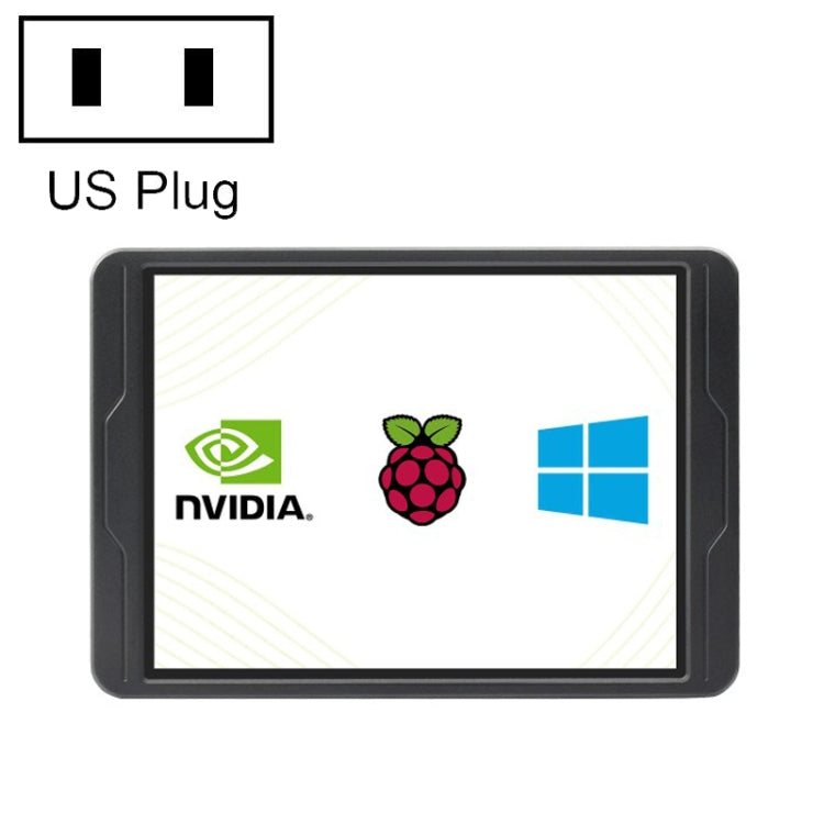 Waveshare 8 Inch 2K IPS 1536×2048 Optical Bonding Toughened Glass Panel Touch Display, Plug:US Plug by buy2fix