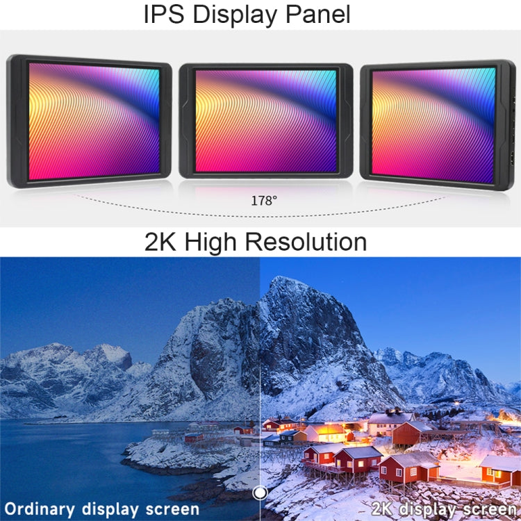 Waveshare 8 Inch 2K IPS 1536×2048 Optical Bonding Toughened Glass Panel Touch Display, Plug:US Plug by buy2fix