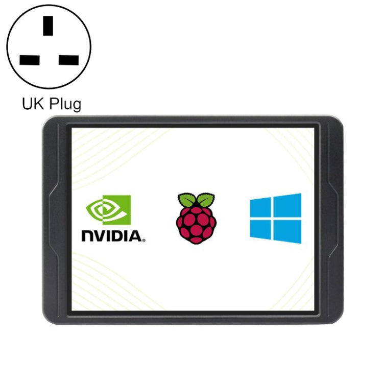 Waveshare 8 Inch 2K IPS 1536×2048 Optical Bonding Toughened Glass Panel Touch Display, Plug:UK Plug by buy2fix