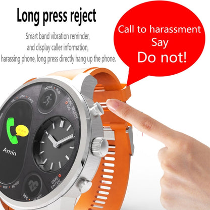 T3 Dual Display Smart Watch For Men IP68 Waterproof Fitness Bracelet 15 Days Standby Business Smartwatch Activity Tracker(Black) by buy2fix