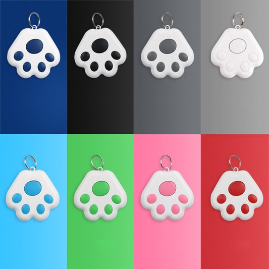 2 PCS HYC-09 Dog Paw Bluetooth Anti-Lost Device Pet Tracking Locator Keychain Smart Search Two-Way Alarm(Light Blue) - Anti-lost Alarm by buy2fix | Online Shopping UK | buy2fix