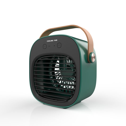 Household USB Portable Humidifying Spray Cooling Fan(Green) - Electric Fans by buy2fix | Online Shopping UK | buy2fix