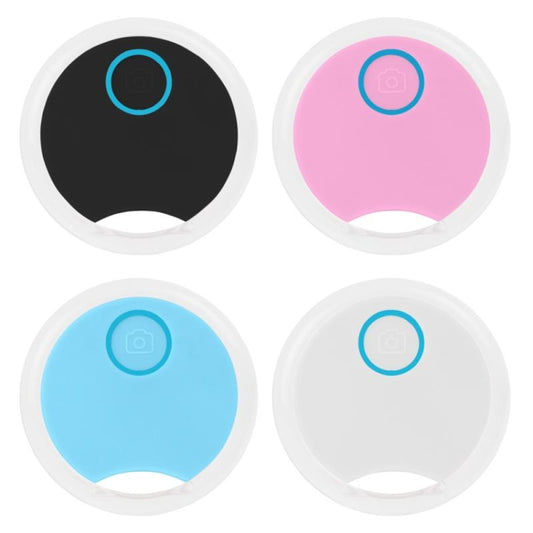 2 PCS S8 Round Bluetooth Anti-Lost Device Key Luggage Tracking Device Two-Way Alarm(Pink) - Anti-lost Alarm by buy2fix | Online Shopping UK | buy2fix