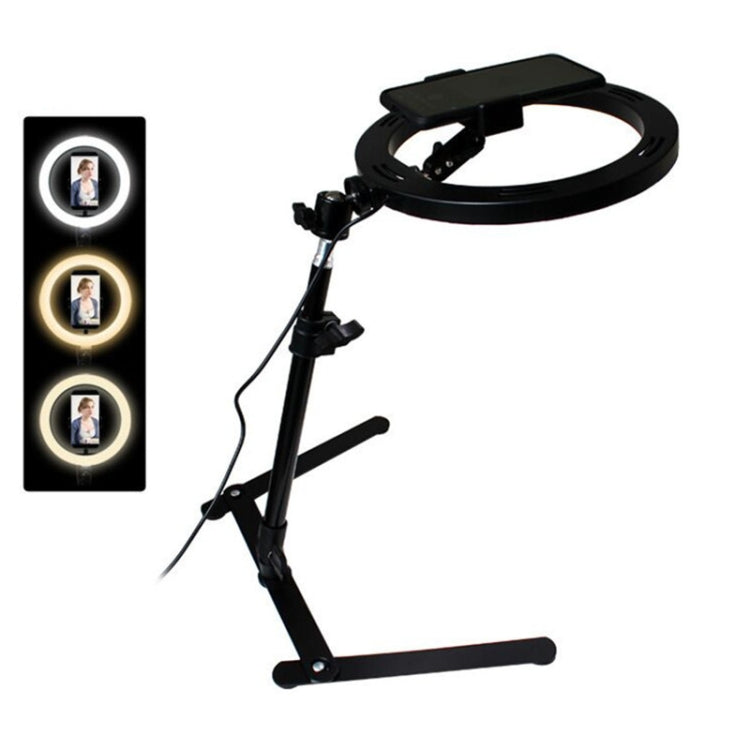 Overhead Shooting Bracket Ring Fill Light Set Live Beautifying LED Light Stand(Bracket + Lamp) - Ring Light by buy2fix | Online Shopping UK | buy2fix