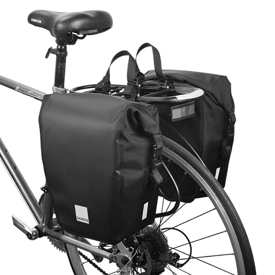 SAHOO 20L Bicycle Shelf Bag Long-Distance Cycling Pannier Bag(Black)