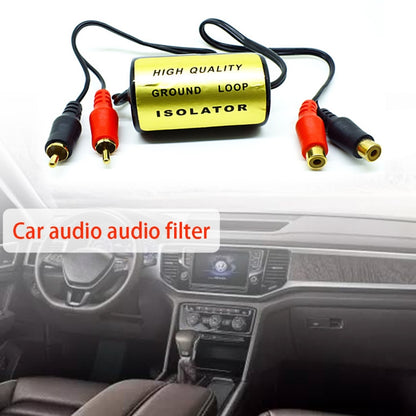 RCA Audio Filter Eliminates Audio-Sounding Noise Lifting Sound Car Audio Filters - Car Amplifiers by buy2fix | Online Shopping UK | buy2fix