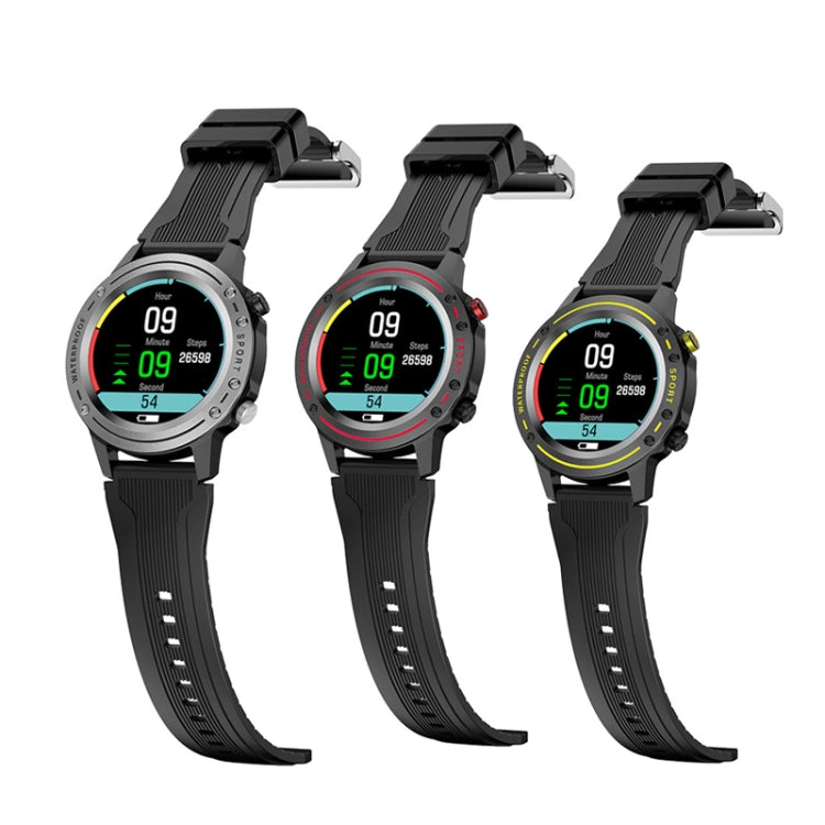 OD-1 Heart Rate Sphygmomanometer Step Body Temperature Waterproof High-Quality Speaker Bluetooth Call Bracelet(Yellow) by buy2fix