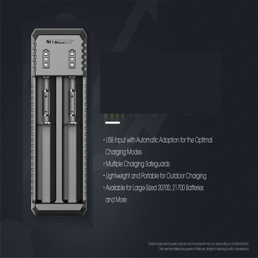 NITECORE Dual Slot Smart Charger(UI2) - Charger & Converter by NITECORE | Online Shopping UK | buy2fix