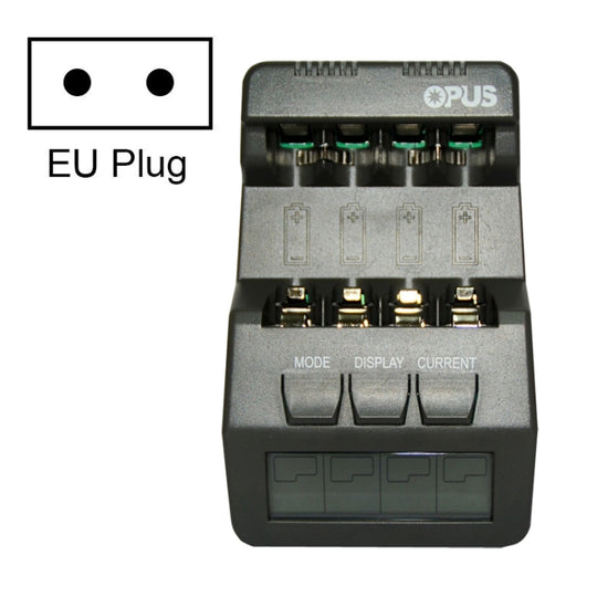 OPUS Smart Battery Charger Multifunktionales Ladegerät zur Messung des Innenwiderstands mit Hintergrundbeleuchtung, EU-Stecker, Modell: BT-C700