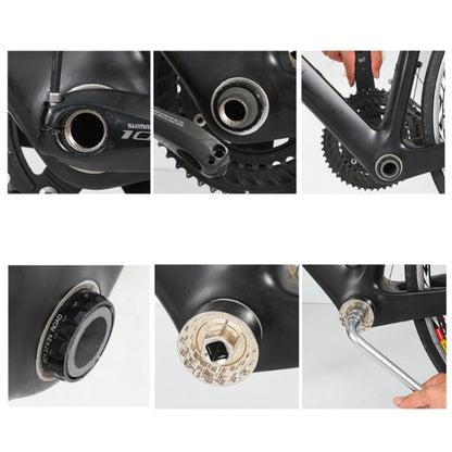 WEST BIKING YP0719253 5 in 1 44MM Bicycle Bottom Brackets Repair Tool(Silver) - Maintenance tools by WEST BIKING | Online Shopping UK | buy2fix