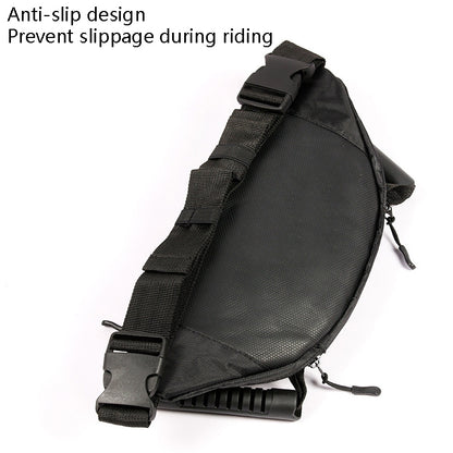 MESOROCK MTXB1018 Motorcycle Pocket Handle Riding Back Seat Safety Handle Multi-Function Dumplings Package(Black) - Bags & Luggages by buy2fix | Online Shopping UK | buy2fix