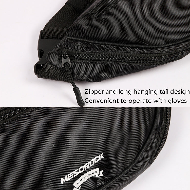 MESOROCK MTXB1018 Motorcycle Pocket Handle Riding Back Seat Safety Handle Multi-Function Dumplings Package(Black) - Bags & Luggages by buy2fix | Online Shopping UK | buy2fix