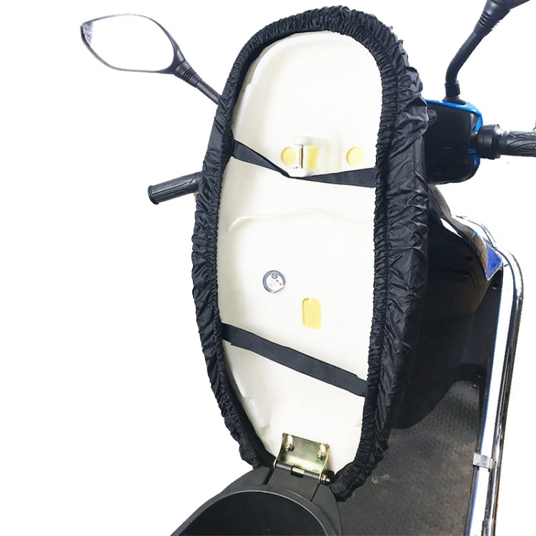 MTCZ1003 Motorcycle Cushion Cover Oxford Cloth Lightweight Durable Sun-Proof Heat-Insulating Rainproof Cover, Specification: L(Black) - Seat Covers by buy2fix | Online Shopping UK | buy2fix