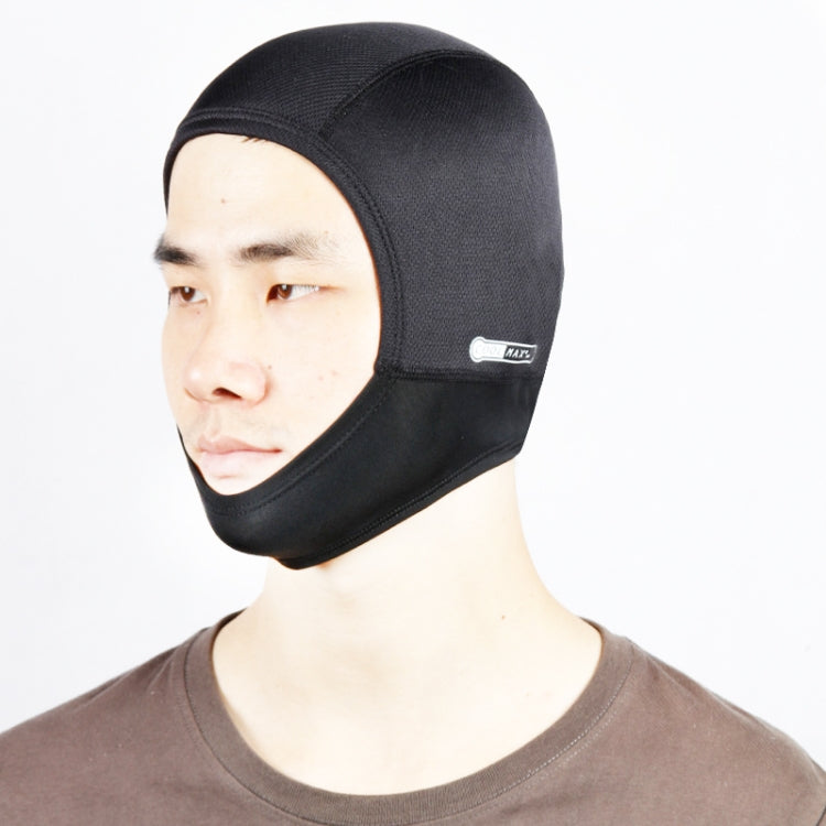 MTTT1040 Motorcycle Helmet Interior Cap Breathable Quick Dry Sunscreen Sweat-Absorbent Sports Head Cover, Size: L(Black) - Helmets by buy2fix | Online Shopping UK | buy2fix