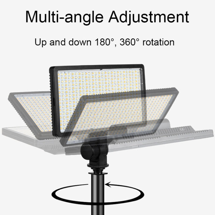 1064 LEDs Stepless Adjustment Live Fill Light Reversible Photography Soft Light, Style: 12 inch by buy2fix