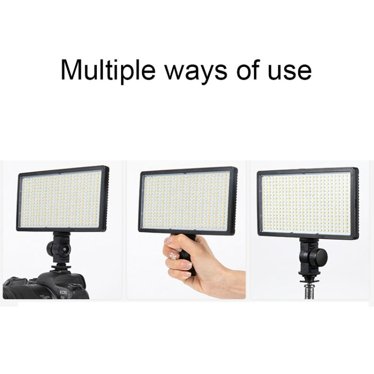 1064 LEDs Stepless Adjustment Live Fill Light Reversible Photography Soft Light, Style: 12 inch by buy2fix