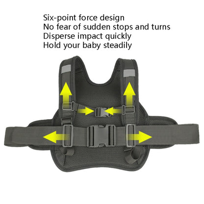 MTBD1063 Electric Motorcycle Seat Belt Child Seat Belt Baby Strap(Yellow) - Protective Gear by buy2fix | Online Shopping UK | buy2fix