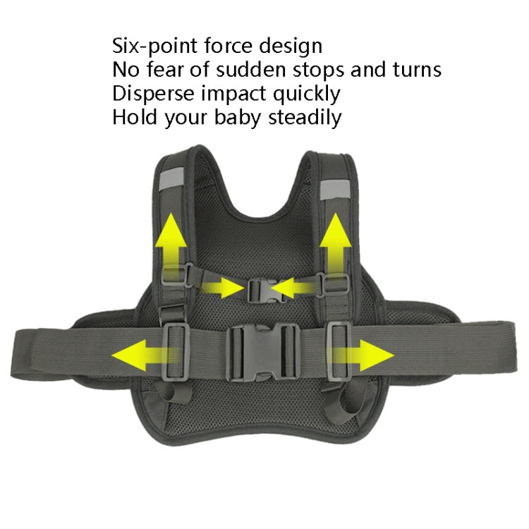 MTBD1063 Electric Motorcycle Seat Belt Child Seat Belt Baby Strap(Black) - Protective Gear by buy2fix | Online Shopping UK | buy2fix