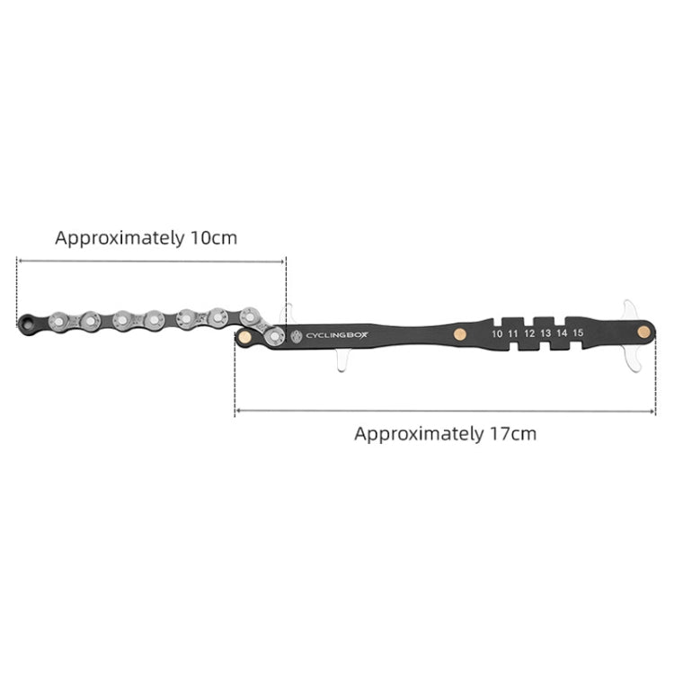 CYCLINGBOX BG-201401 Bicycle Repair Flywheel Disassembly Wrench Mountain Bike Portable Fast Repair Wrench(Black) - Maintenance tools by buy2fix | Online Shopping UK | buy2fix