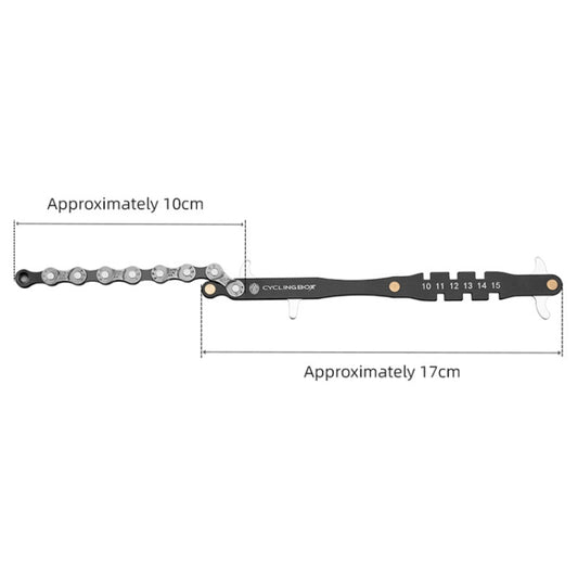CYCLINGBOX BG-201401 Bicycle Repair Flywheel Disassembly Wrench Mountain Bike Portable Fast Repair Wrench(Black) - Maintenance tools by buy2fix | Online Shopping UK | buy2fix